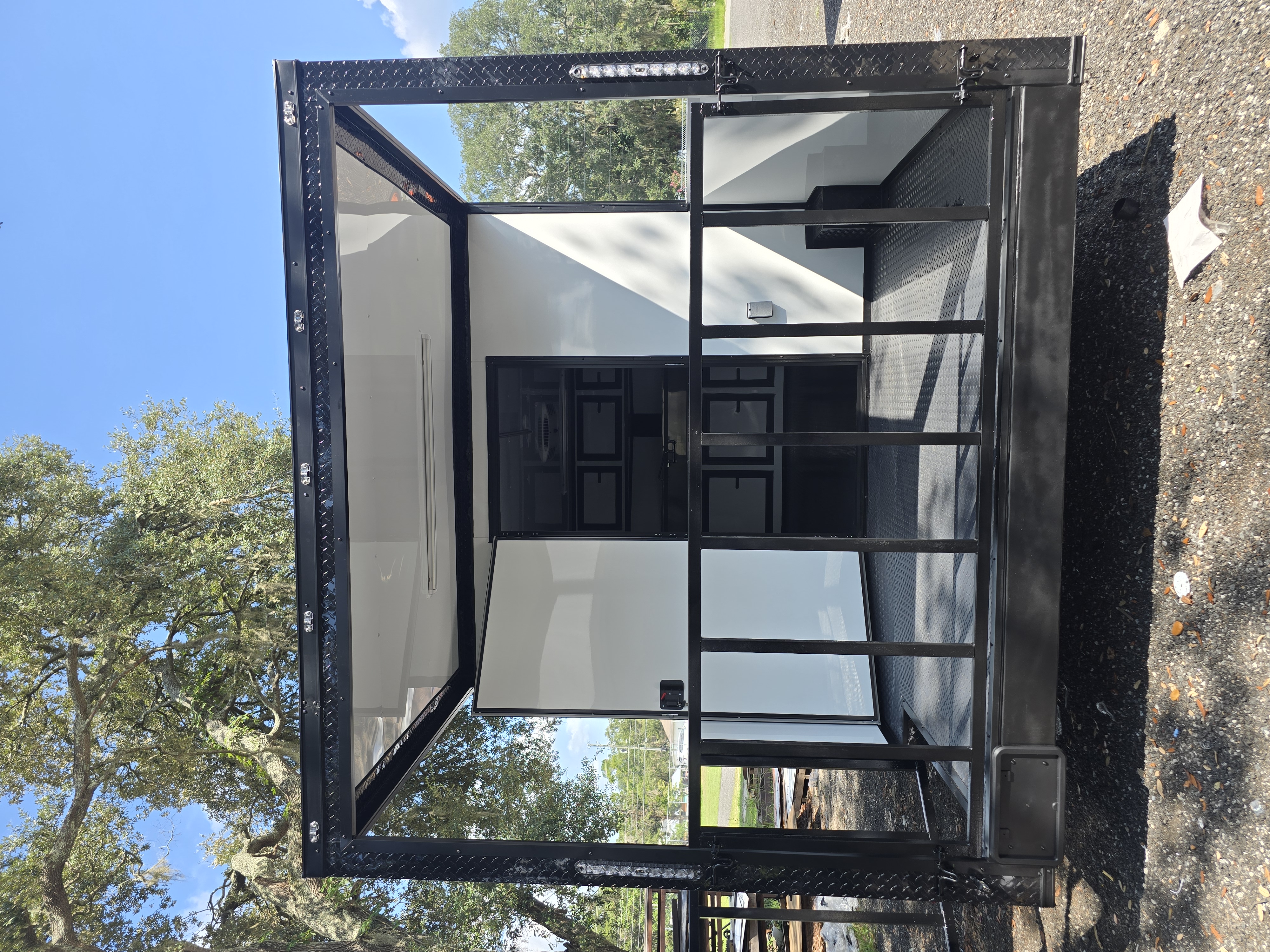 8.5x20 TA White w/Blackout Enclosed Trailer