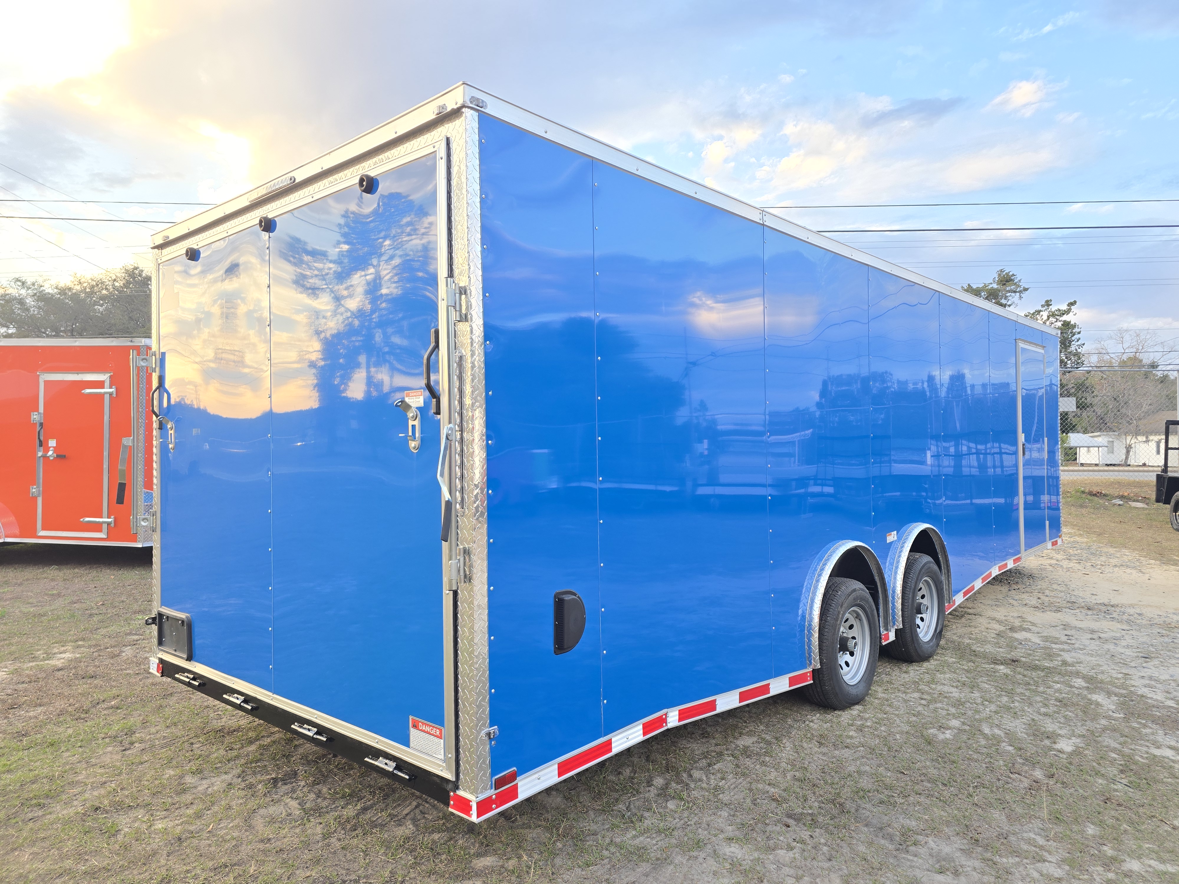 8.5x26 TA3 Car Hauler Pepsi Blue.