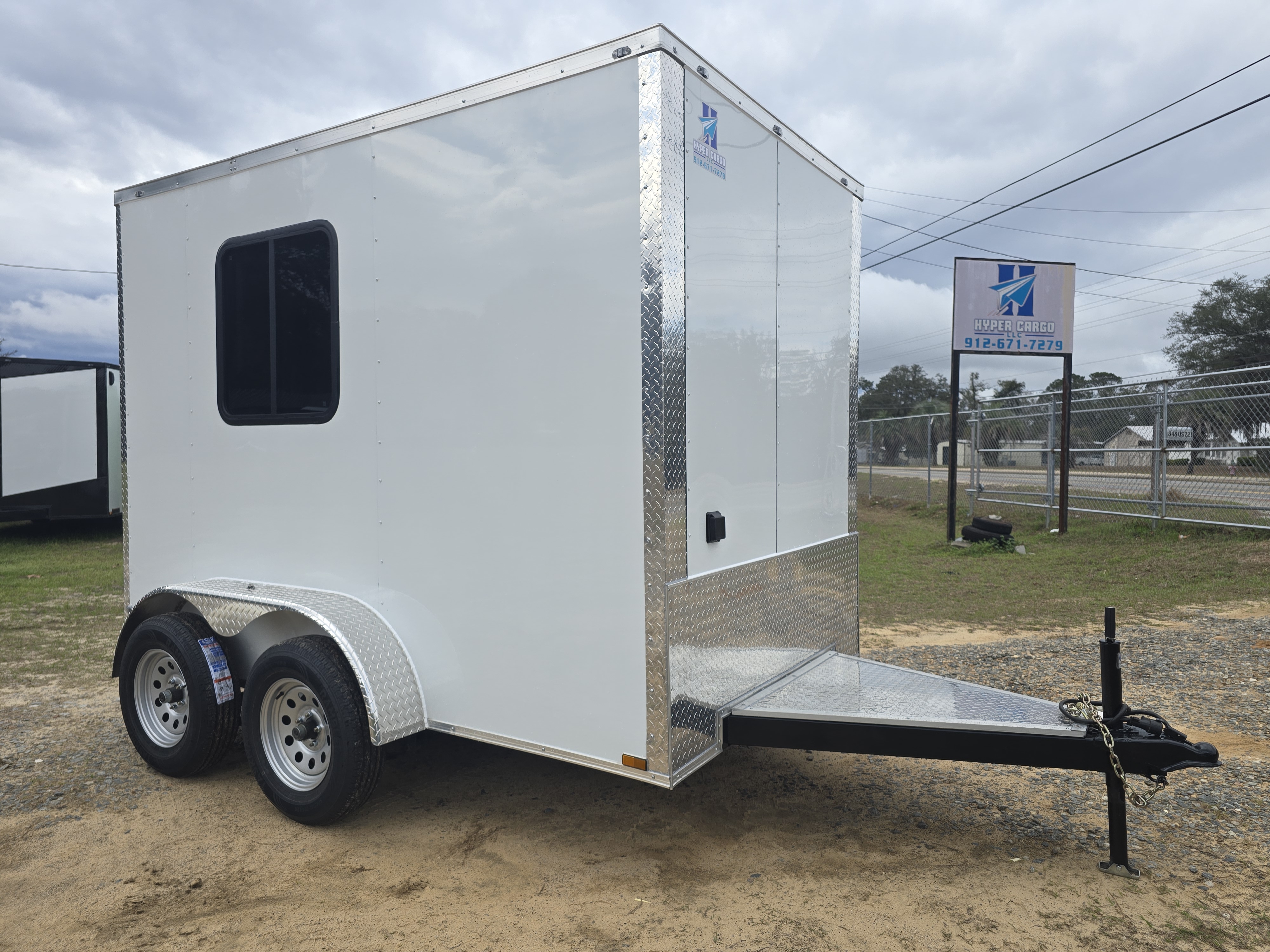 6x10 TA Fiber Splicing Trailer White